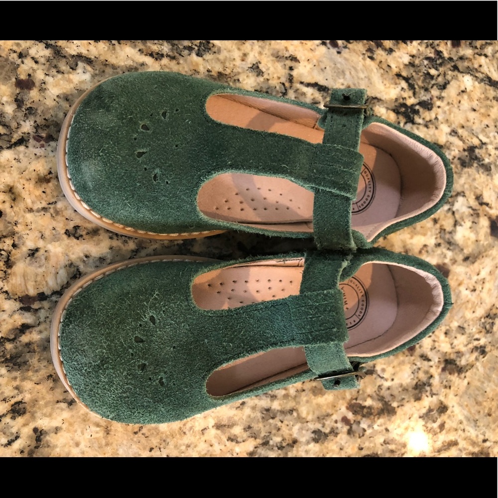 Sweethoney suede Mary Janes